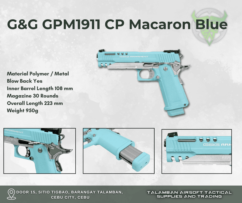 G&G GPM1911 CP Macaron Blue